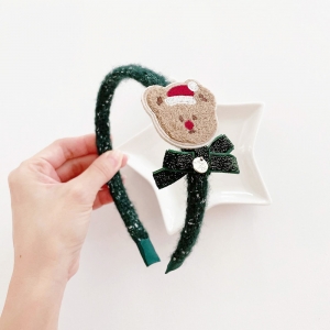 Girl Hairband Bear Christmas (GHB9231)